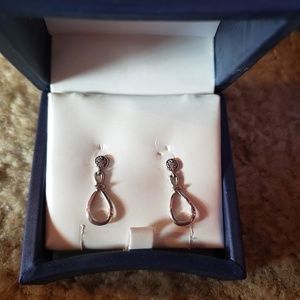 White Gold Earrings